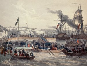 English and French Troops Disembarking on the Orders of Marshall St. Arnaud, 1854